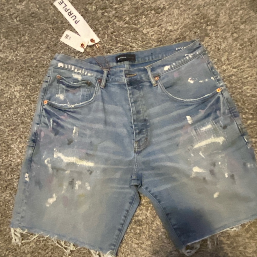 PURPLE BRAND denim shorts